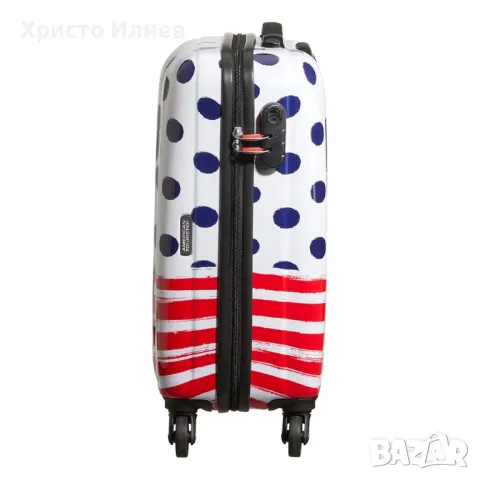 Твърд куфар Спинер American Tourister на 4 колела Disney 55 см ръчен багаж Minnie Mouse, снимка 7 - Куфари - 50313806