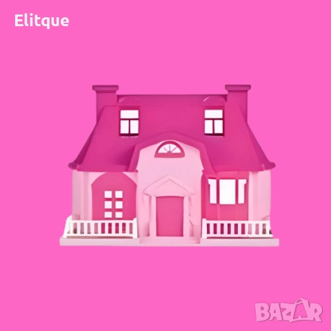 Комплект къщичка с каляска, конче и фигурки, снимка 3 - Играчки за стая - 52744935