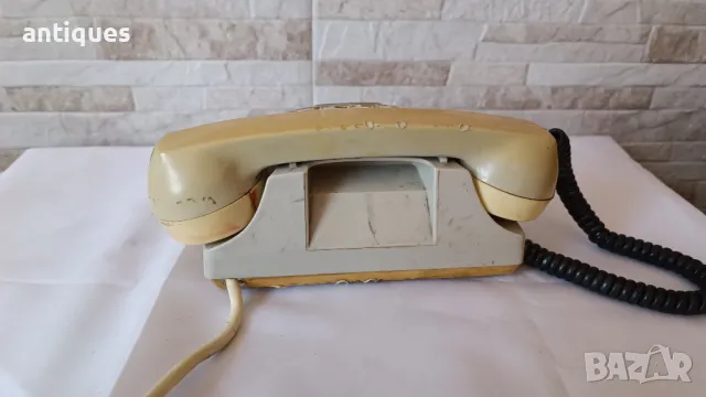 Стар български телефон със слушалка - РЕСПРОМ - ТА4100, снимка 6 - Антикварни и старинни предмети - 50201214