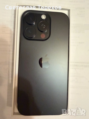 Продавам телефон-iPhone 16pro-256GB Bleack TITANIUM - НОВ, снимка 10 - Apple iPhone - 52405838