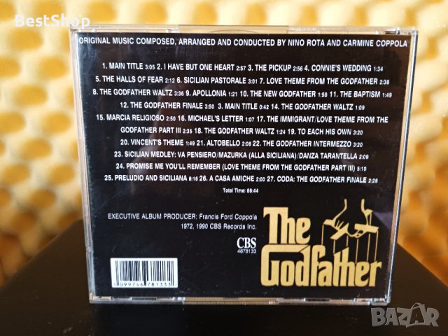The Godfather - Music from The Godfather Trilogy soundtracks, снимка 2 - CD дискове - 36662347