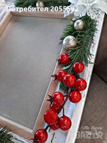 Декорирана коледна рамка за снимка , снимка 3 - Коледни подаръци - 38536938