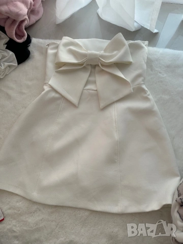Рокля Zara бяла, снимка 4 - Рокли - 53137819