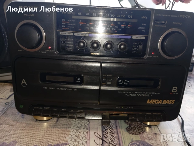 Глава от касетофон Sony CFS715L, снимка 2 - Радиокасетофони, транзистори - 54090329