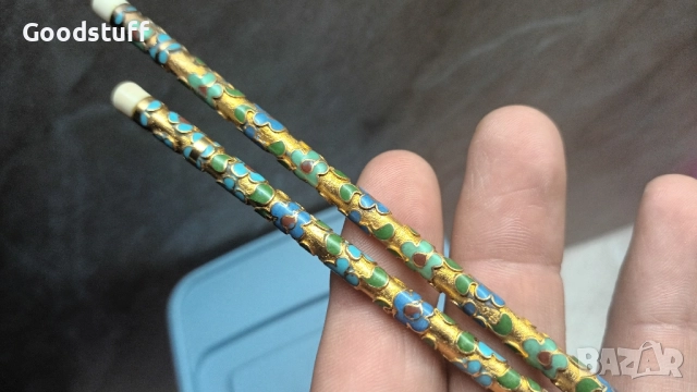 Прьчки ,клечки за хранене, клоазоне, позлата, кост, суши , снимка 3 - Прибори за хранене, готвене и сервиране - 52549180