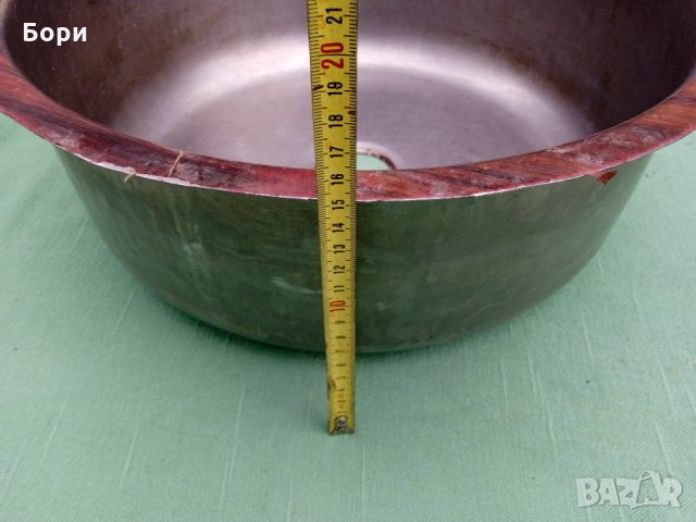 Мивка,леген алпака БДС стария материал кръгла, снимка 7 - Мивки - 35628835