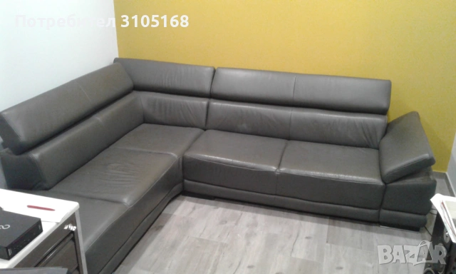 Дизайнерски кожен диван