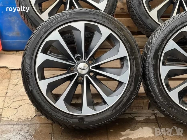 5х112 18 Цола Джанти Audi A4 A5 A6 VW Tiguan Passat Skoda Octavia SuperB ЕТ 35 J 8, снимка 4 - Аксесоари и консумативи - 52239583