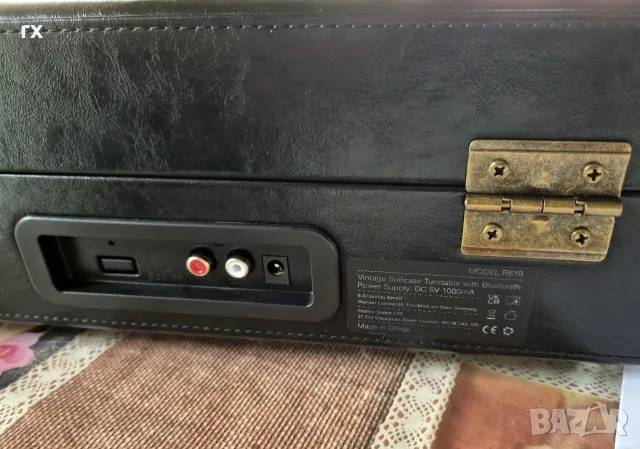 Грамофон Trynnay R610 Куфар с Bluetooth & Вградени Говорители, снимка 6 - Грамофони - 55877535