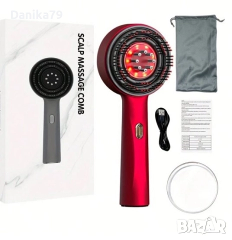 Електрическа инфрачервена четка за растеж на коса