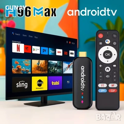 ANDROID 14 ТВ СТИК - 4K 2GB/16GB S905L3 - TV Stick Донгъл box тв бокс, снимка 7 - Приемници и антени - 54223378