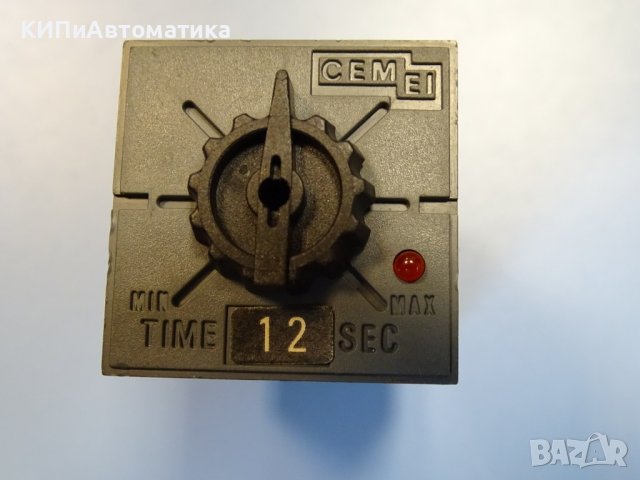 реле време CEM 981 system EI31 timing relay 0-12 sec, снимка 4 - Резервни части за машини - 42539986