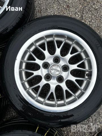 Джанти 5х112 15” с гуми Hankook, снимка 4 - Гуми и джанти - 51991231