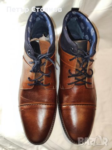 Много елегантни мъжки кларкове от естествена кожа Oliver Jacob №46, снимка 2 - Мъжки боти - 36762285