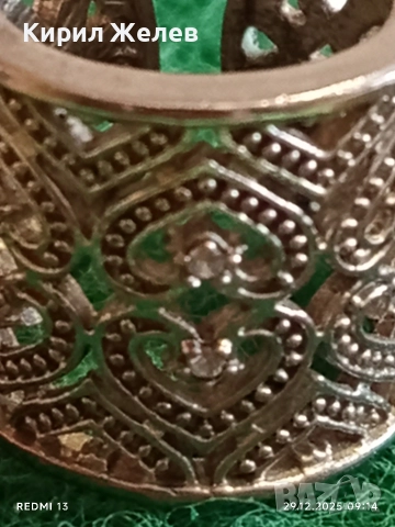 Сребърен пръстен ДАНТЕЛА от който струй светлина и снежно изящество 51828, снимка 2 - Пръстени - 52925121