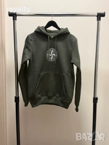 Stone Island Мъжки Зелен Суичър 