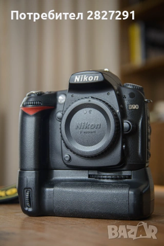 Nikon D90 тяло + грип, снимка 6 - Фотоапарати - 54263390