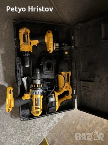 Инструменти DeWalt 2бр винтовера и саблен трион 