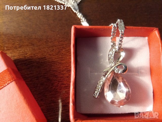 Колие с кристал , снимка 4 - Колиета, медальони, синджири - 39756683