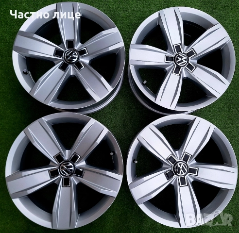 Продавам 4бр оригинални 17-ки джанти за Фолксваген Пасат,Тигуан, Туран, Шаран, Голф 