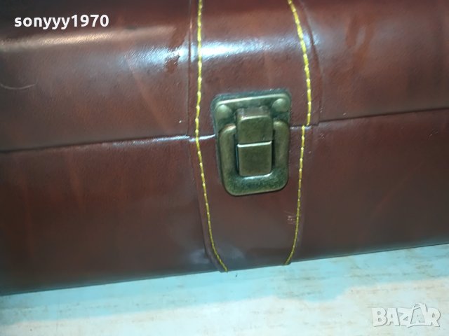 vertini-italy-висококачествен кожен куфар-35х21х13см, снимка 12 - Колекции - 29215759