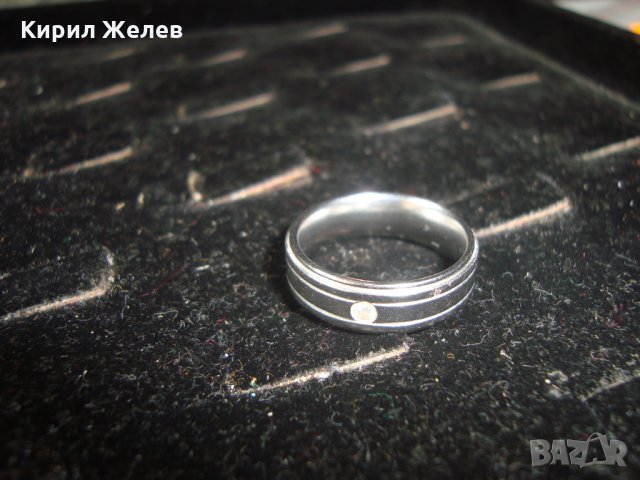 ПРЪСТЕН с ЦИРКОН МЕДИЦИНСКА СТОМАНА 19647, снимка 9 - Пръстени - 32169007