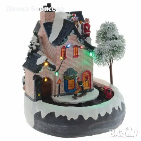 Коледна светеща декорация с Дядо Коледа - Оживете празничния дух у дома, снимка 3 - Декорация за дома - 47557110