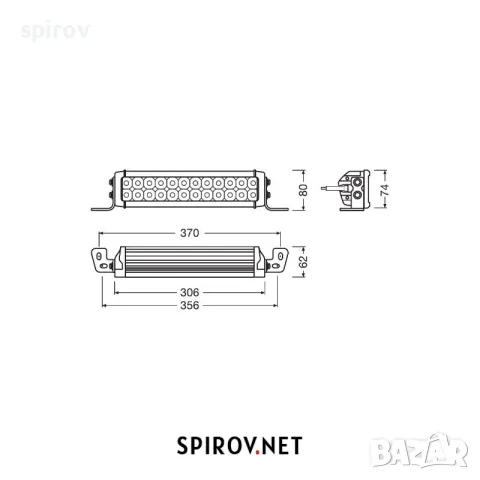 LED бар OSRAM LEDriving LIGHTBAR VX250-CB 12/24V 2700lm 6000K, снимка 2 - Части - 55701880
