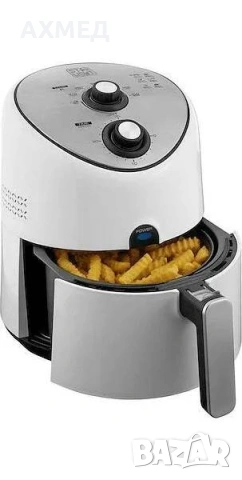 Фритюрник с топъл въздух Star-Light AFB-2613WH, 1300W, 2.6 л, Контрол на температурата, Таймер, Бял