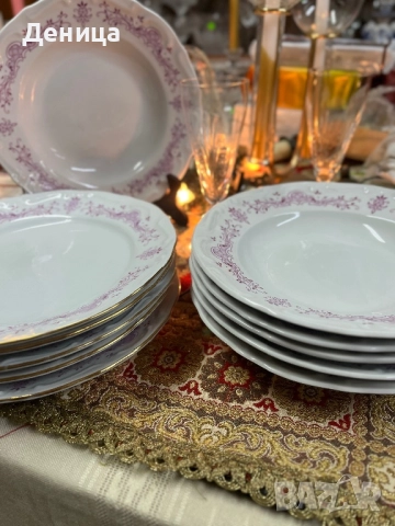 Розовата дантела на Изида💗 , снимка 3 - Чинии - 52668874