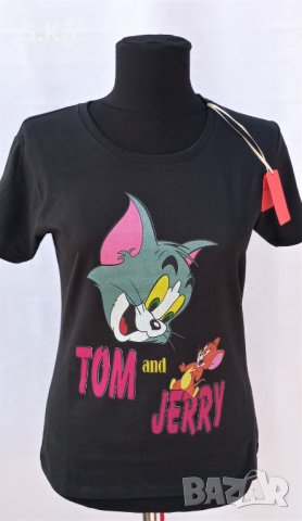 Тениска Том и Джери, снимка 2 - Детски тениски и потници - 39778741