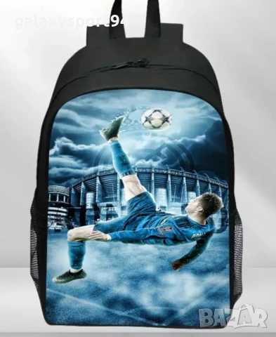 Футболни раници Роналдо Ямал Мбапе Меси Ученически комплекти с несесер, снимка 3 - Футбол - 51226734