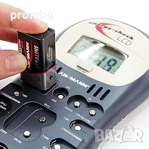  тестер за акумулаторни и алкални батерии ANSMANN, Германия, снимка 4 - Други инструменти - 48163206
