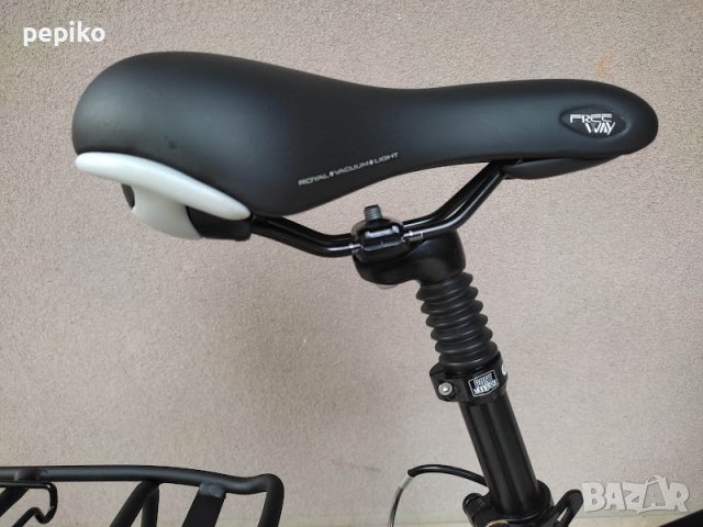 Продавам колела внос от Германия алуминиев велосипед SAVENO OACLAND 28 цола SHIMANO DEORE, снимка 11 - Велосипеди - 37529496