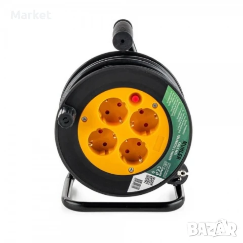 Удължител с макара, 4 гнезда, дължина 15м, снимка 5 - Други - 51254092