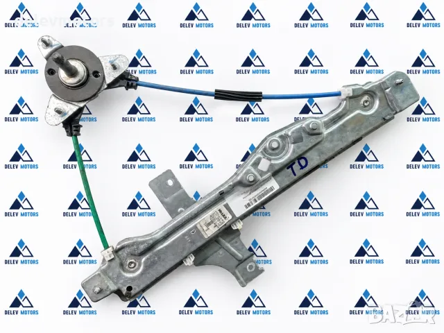9673153880 Ръчен стъклоповдигач заден десен Peugeot 208 I / 2008 I