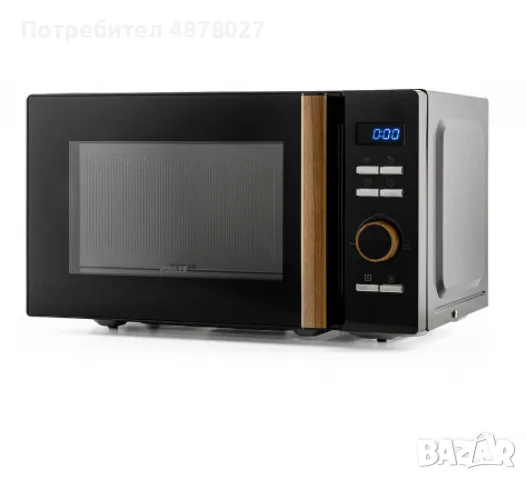 Микровълнова фурна 20L,черна, дигитална., снимка 3 - Микровълнови - 55725074
