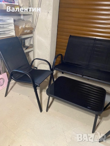 Градински комплект от 4 части, снимка 3 - Градински мебели, декорация  - 53996741