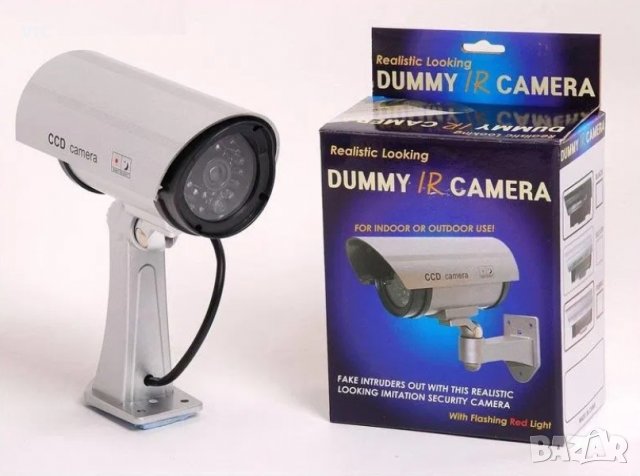 Охранителна камера с LED червен индикатор - бутафорна (фалшива), снимка 6 - HD камери - 29567720