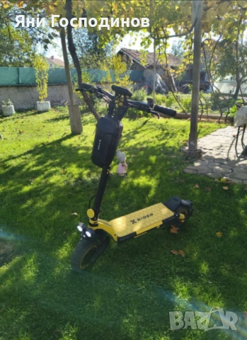 Ел тротинетка 2х1400w макс speed 55 км бартер за скутер до 50 куб с регистрация, снимка 3 - Мотоциклети и мототехника - 54233582