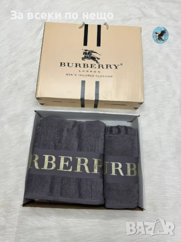 Burberry Луксозни Хавлии - 2бр. в кутия - Налични Различни Цветове Код E426, снимка 7 - Хавлиени кърпи - 50482288