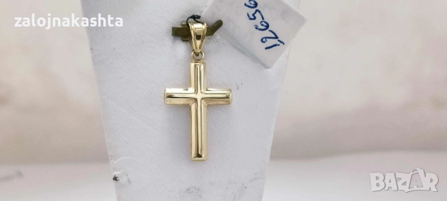 Нов Златен кръст-1,20гр/14кр, снимка 3 - Колиета, медальони, синджири - 52163720