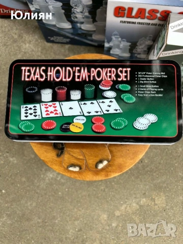 Покер комплект в метална кутия ♠️♥️♣️♦️