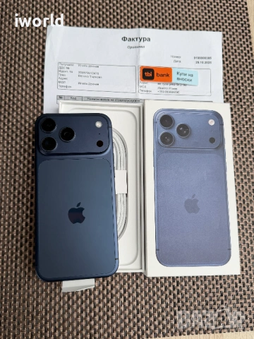 НОВ❗️24М ГАР.❗️1Tb⚠️ iPhone 17 Pro Max ❗️Лизинг от 58€/мес❗️ 1000Gb  Deep Blue