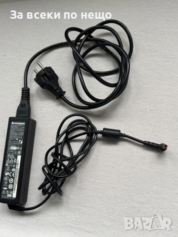 Оригинално зарядно захранване за лаптоп Lenovo 20V 3.25A 65W , букса 5.5x2.5 , зарядно Lenovо, снимка 2 - Кабели и адаптери - 53985884