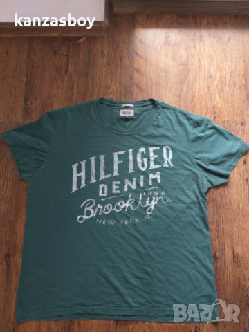tommy hilfiger - страхотна мъжка тениска 100% оригинал отлично състояние , снимка 2 - Тениски - 36661203