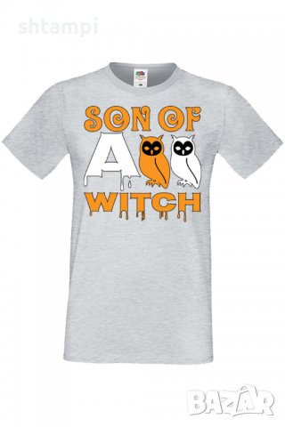 Мъжка тениска Son Of A Witch 1,Halloween,Хелоуин,Празник,Забавление,Изненада,Обичаи,, снимка 5 - Тениски - 38130390