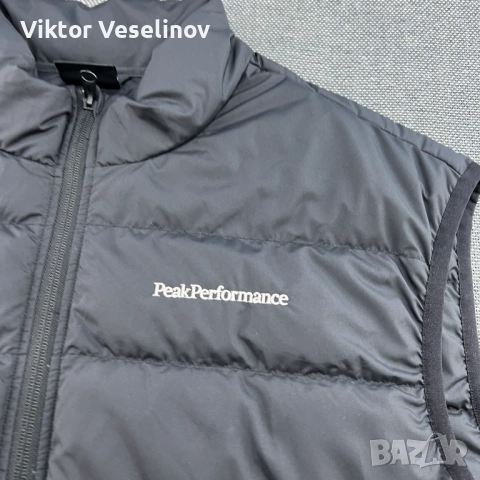 Peak Performance Мъжка Жилетка Гъши Пух 2XL Черна Down Vest, снимка 8 - Якета - 52842973