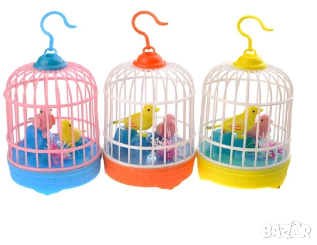 Музикална декоративна фигурка - 2 птички в клетка, снимка 2 - Музикални играчки - 52200757