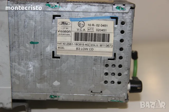 CD RADIO FORD Fiesta MK6 (2002-2008г.) 2S61-18C815-AG Ford Fusion 2S6118C815AG, снимка 7 - Аксесоари и консумативи - 55802159